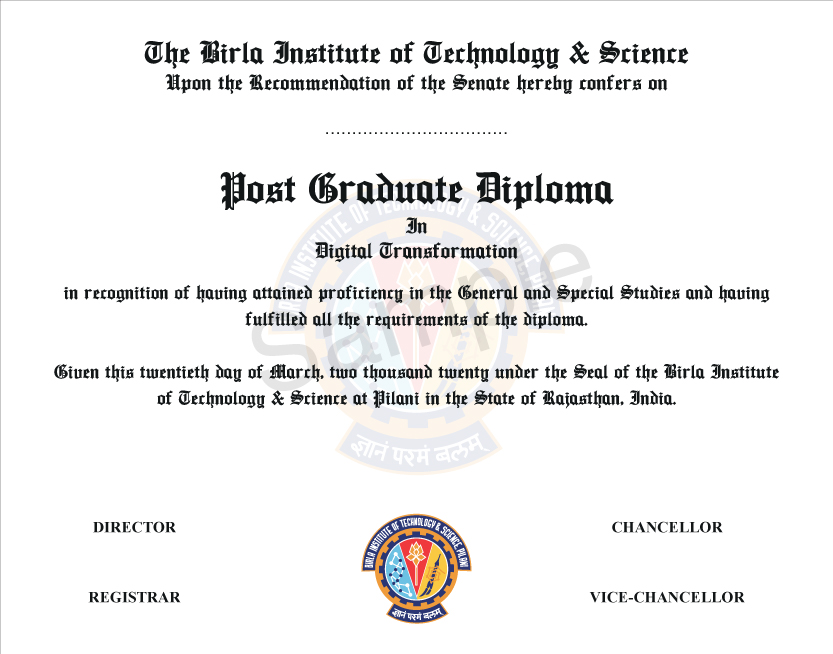 Post Graduate Diploma in Business Analytics