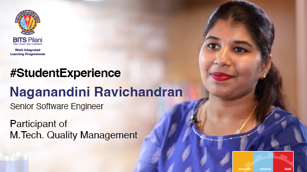 Naganandini,  speaks about her WILP experience