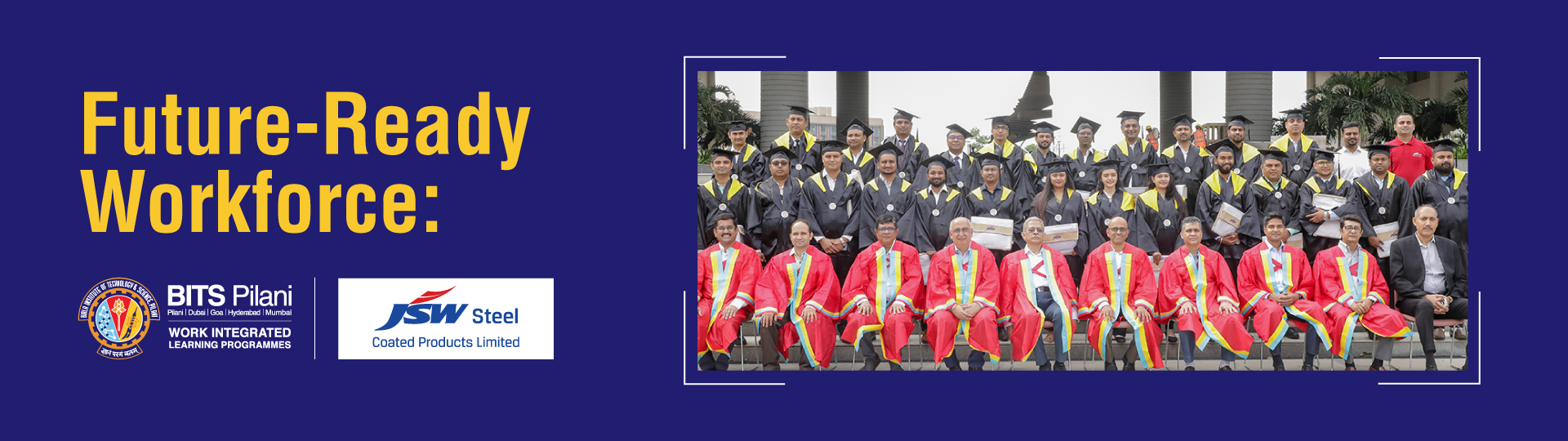 Driving Workforce Transformation: JSW and WILP Celebrate Smart Manufacturing Graduates